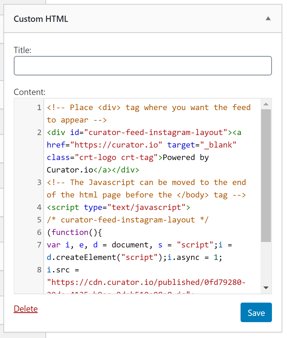 Curator Blog | How to Embed Your Instagram Feed On Your Website